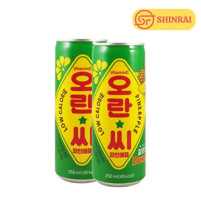 Nước trái cây có gas vị dứa Donga-Otsuka Hàn Quốc- Kcal thấp( lon 250ml)